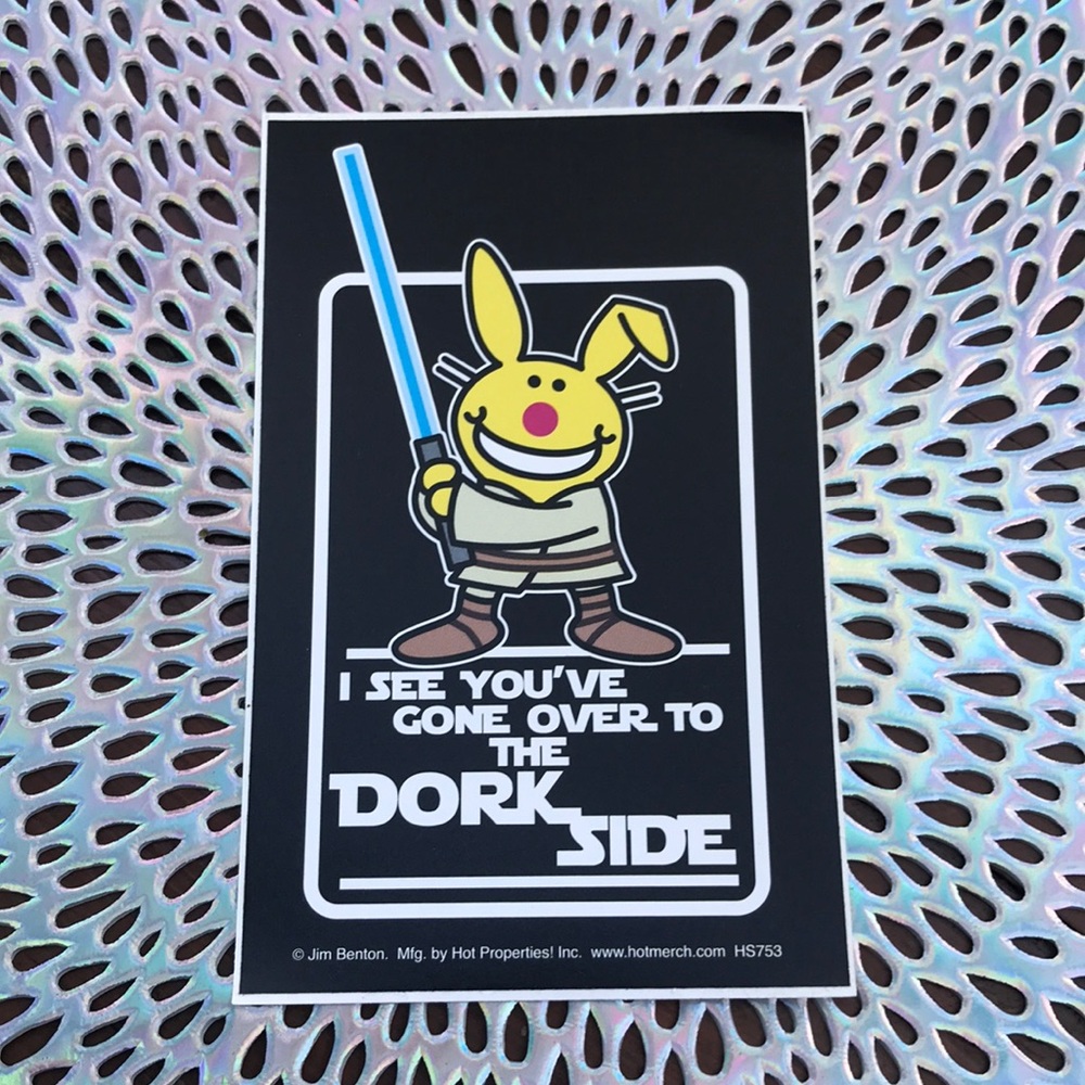 Happy Bunny Vinyl Sticker 2/$12